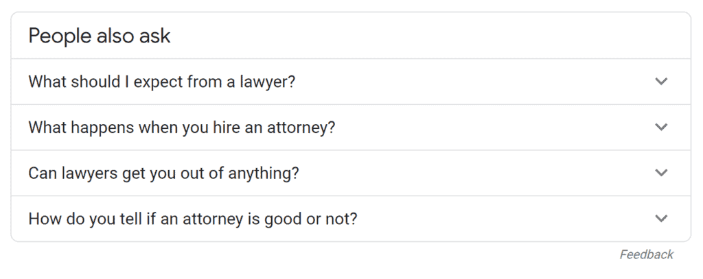 common questions people ask about lawyers